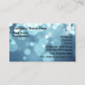Carte De Visite Photography Business Cards (Dos)