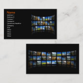 Carte de visite photojournaliste (Devant / Derrière)