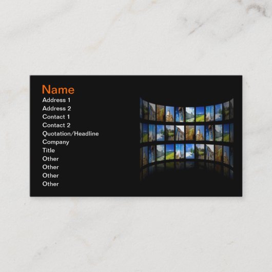 Carte de visite photojournaliste (Devant)