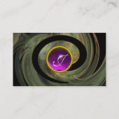 Carte De Visite PHOTON SWIRL GEM MONOGRAM noir violet (Dos)