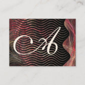 Carte De Visite PHOTON WAVES GEM monogramme vibrant (Dos)