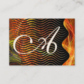 Carte De Visite PHOTON WAVES GEM monogramme vibrant (Dos)