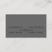 Carte De Visite Photooeil (Dos)