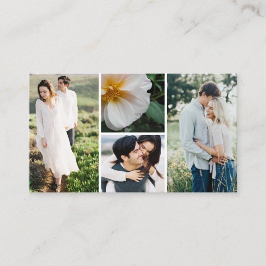 Carte De Visite Photos de multiple d'affaires de photographie (Devant)