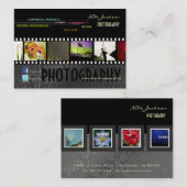 Carte De Visite Photos de portefeuille PixDezines couleur modèle/D (Devant / Derrière)