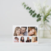 Carte De Visite Photos multiples pour n'importe quelle photographi (Debout devant)