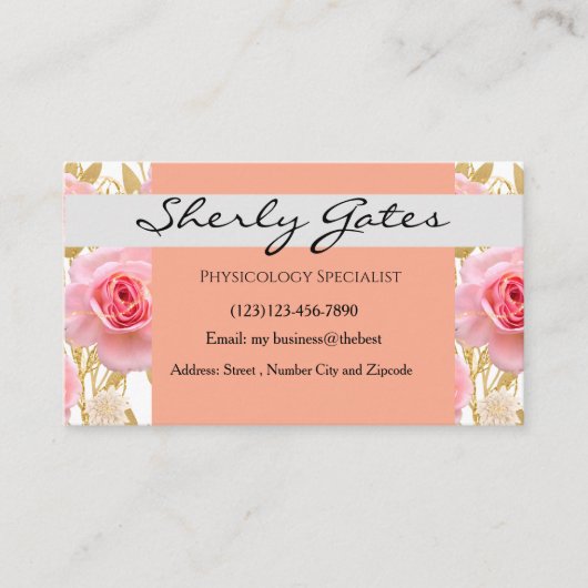 Carte De Visite phsycology editable card (Devant)