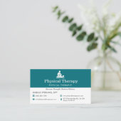 Carte De Visite Physical Therapist PT Doctor (Debout devant)