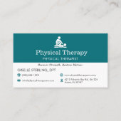 Carte De Visite Physical Therapist PT Doctor (Devant)