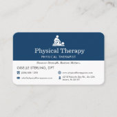 Carte De Visite Physical Therapist Scheduling Reminder (Devant)