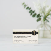 Carte De Visite Physical Therapist Therapy Business Cards (Debout devant)