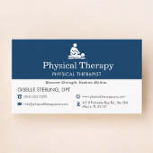 Carte De Visite Physical Therapy Office 