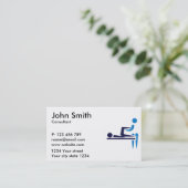 Carte De Visite Physiothérapeute (Debout devant)