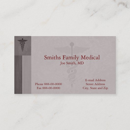 Carte de visite physique (Devant)