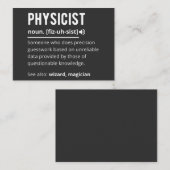 Carte De Visite physique (Devant / Derrière)