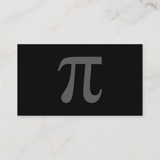 Carte De Visite Pi (Dos)