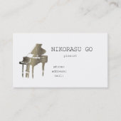 Carte De Visite pianist (Devant)