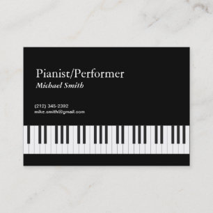 Carte De Visite Pianiste