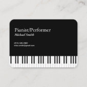 Carte De Visite Pianiste (Devant)