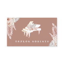 pianiste des fleurs de boho