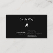 Carte De Visite Piano (Devant)