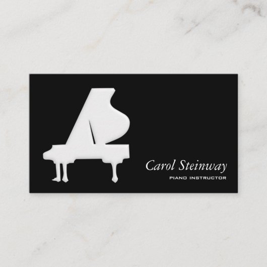 Carte De Visite Piano (Devant)
