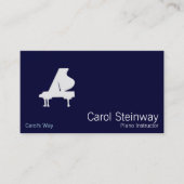 Carte De Visite Piano (Devant)