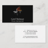 Carte De Visite Piano (Devant / Derrière)