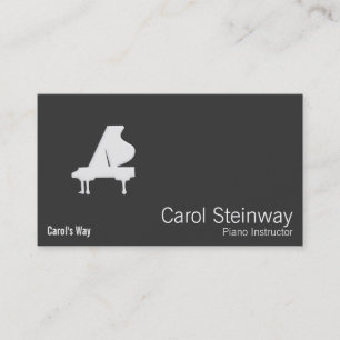 Carte De Visite Piano