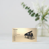 Carte De Visite piano (Debout devant)