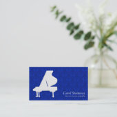 Carte De Visite Piano Damask (Debout devant)