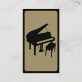 Carte De Visite piano de mod (Dos)