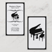 Carte De Visite piano de mod (Devant / Derrière)