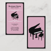 Carte De Visite piano de mod (Devant / Derrière)