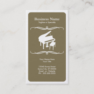 Carte De Visite piano de mod