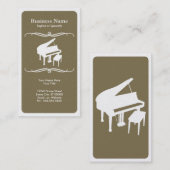 Carte De Visite piano de mod (Devant / Derrière)