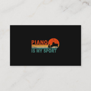 Carte De Visite Piano Est Mon Sport Drôle Clavier Piano Player Mus