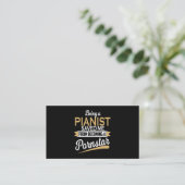 Carte De Visite Piano M'a sauvé (Debout devant)
