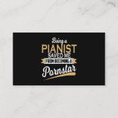 Carte De Visite Piano M'a sauvé (Dos)