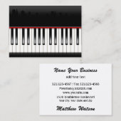 Carte De Visite Piano révisé avec Skyline - SRF (Devant / Derrière)