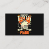 Carte De Visite Piano Therapy Piano Player Pianiste 3 (Dos)