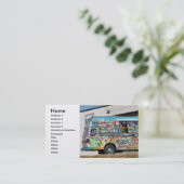 Carte De Visite Pick - Ice Cream (Debout devant)