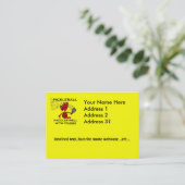 Carte De Visite Pickleball barbote bien avec d'autres (Debout devant)