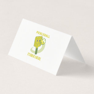 Carte De Visite Pickleball C'est un peu un cadeau pour un jeu de r