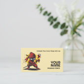 Carte De Visite Pickleball Ninja Pro (Debout devant)