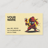 Carte De Visite Pickleball Ninja Pro (Dos)