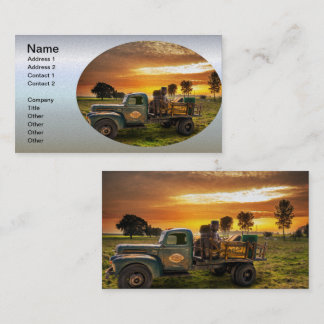 Carte De Visite Pickup des antiquités à la campagne