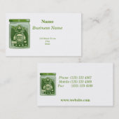 Carte De Visite Picky Gherkins Jar Pop Art (Devant / Derrière)