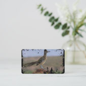 Carte De Visite Picture Nature Desert Bird Roadrunner (Debout devant)