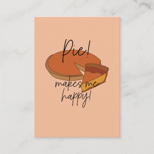 Carte De Visite Pie Me Rend Joyeuse Pie (Devant)